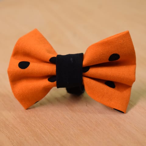 Halloween Spot Dog Bow Tie