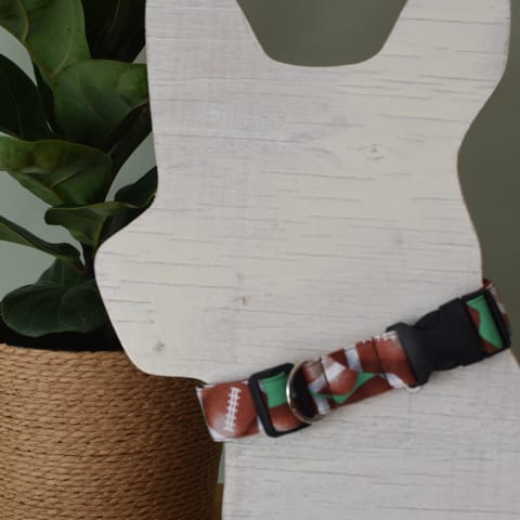 Adjustable Football Dog Collar