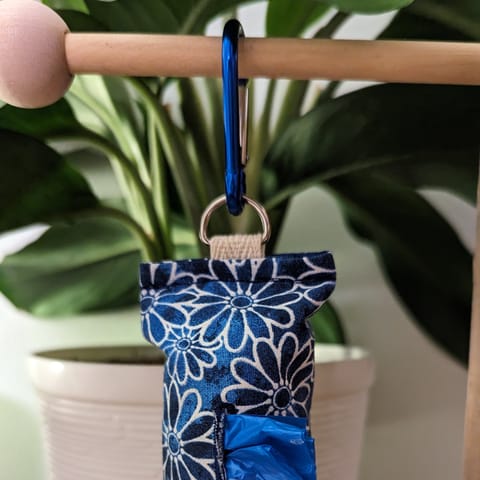 Tie Dyed Daisy Dog Waste Bag Dispenser
