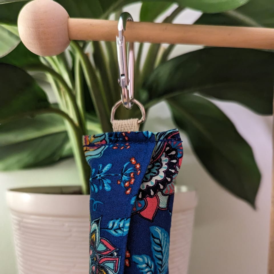 Botanical Pattern Dog Waste Bag Dispenser, photo 2 of 2