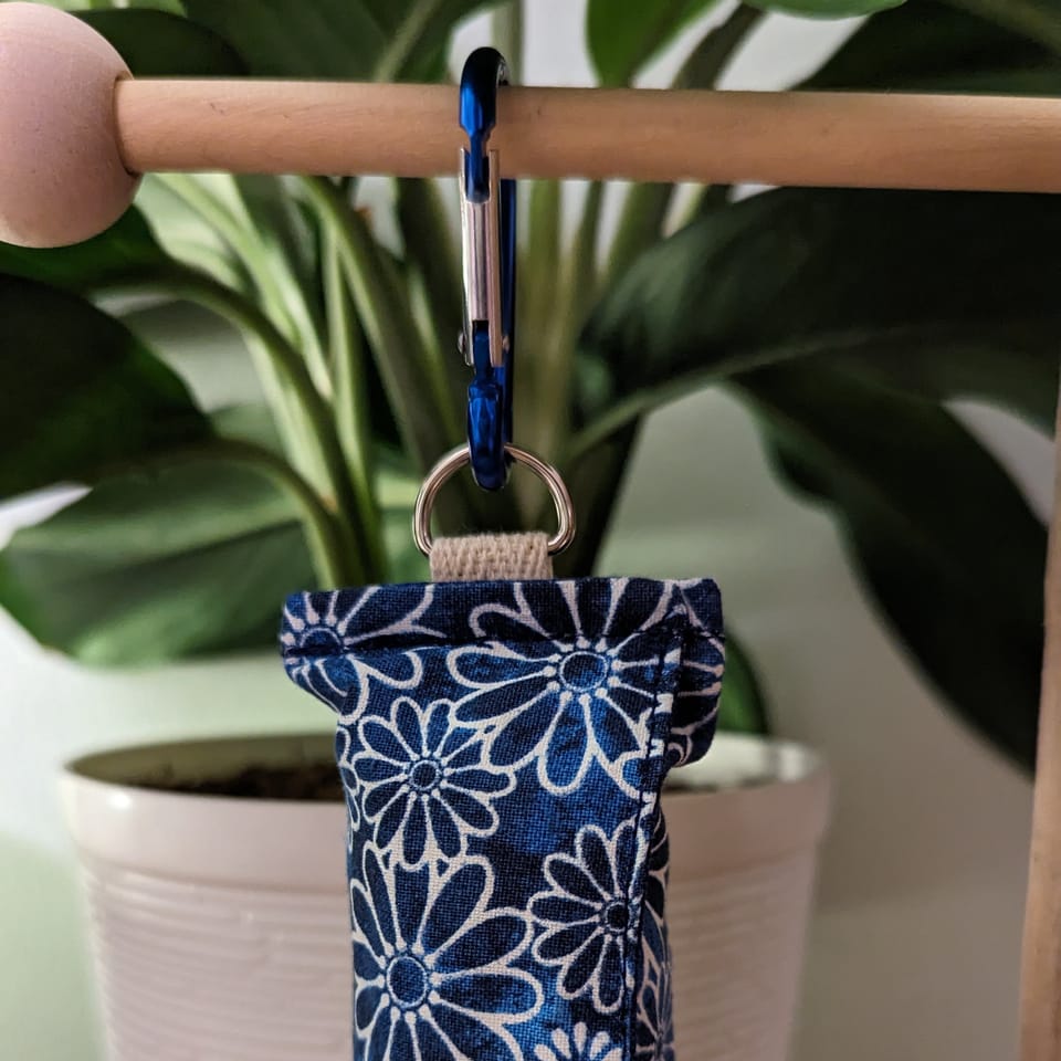 Tie Dyed Daisy Dog Waste Bag Dispenser, photo 2 of 2