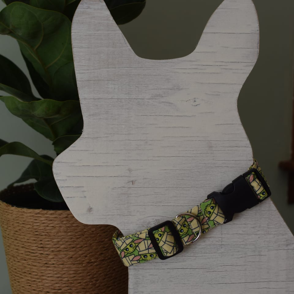 Adjustable Baby Yoda Dog Collar, photo 1 of 2