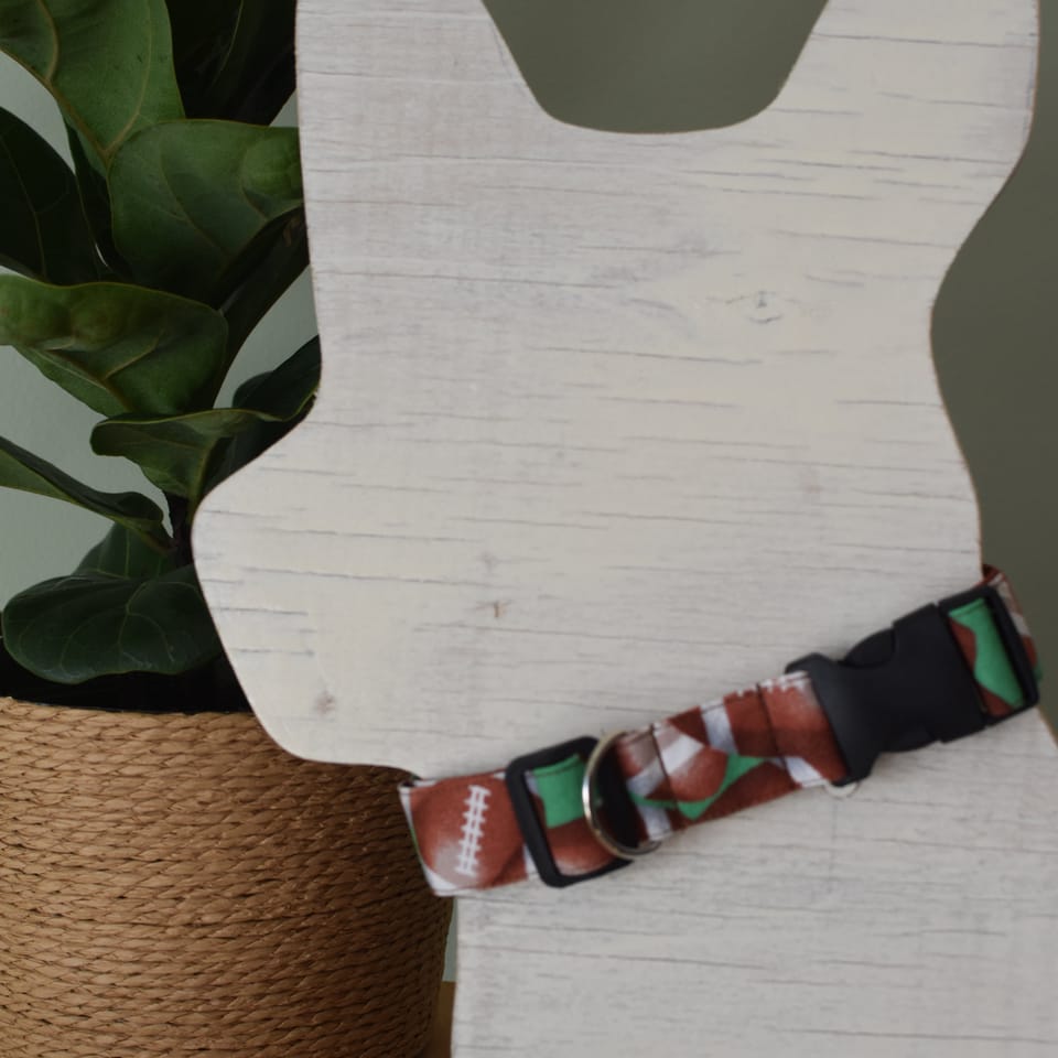 Adjustable Football Dog Collar, photo 1 of 2