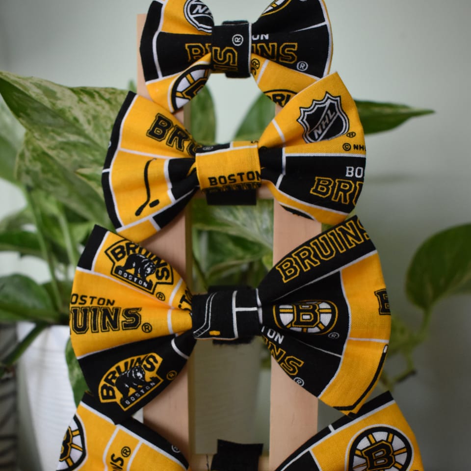 Boston Bruins Dog Bow Tie, photo 2 of 2