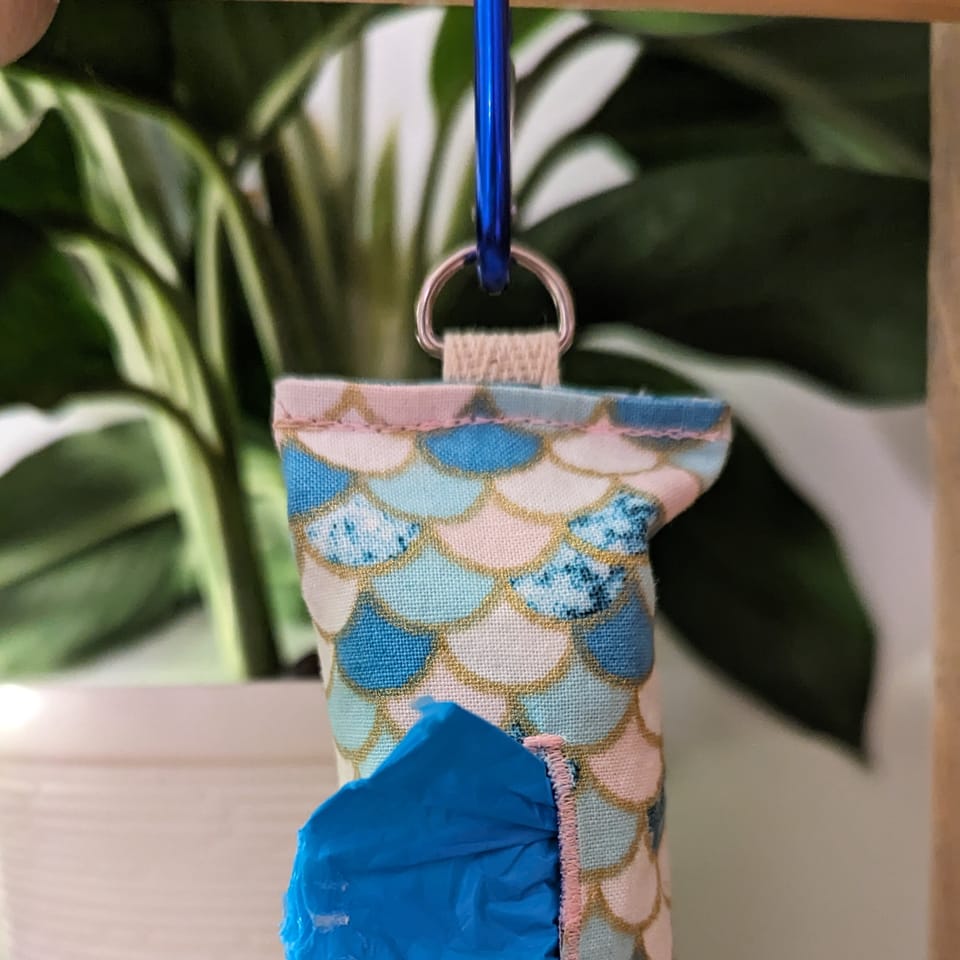 Mermaid Dog Waste Bag Dispenser, photo 1 of 2