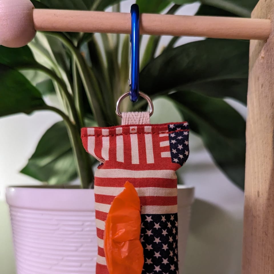 Americana Dog Waste Bag Dispenser, photo 1 of 2