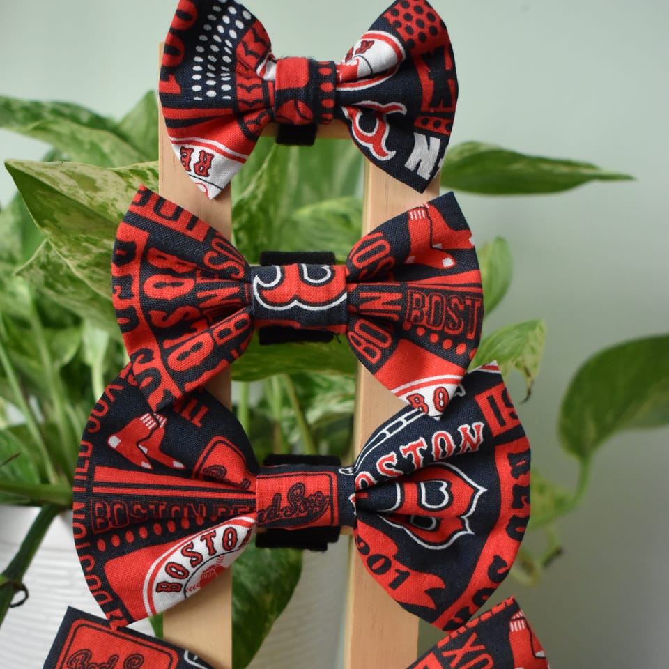 Boston Red Sox Dog Bow Tie, photo 2 of 2