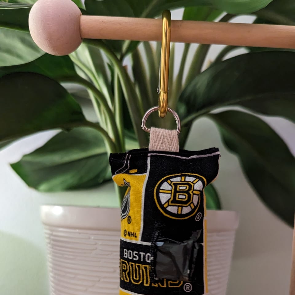 Boston Bruins Dog Waste Bag Dispenser, photo 1 of 2
