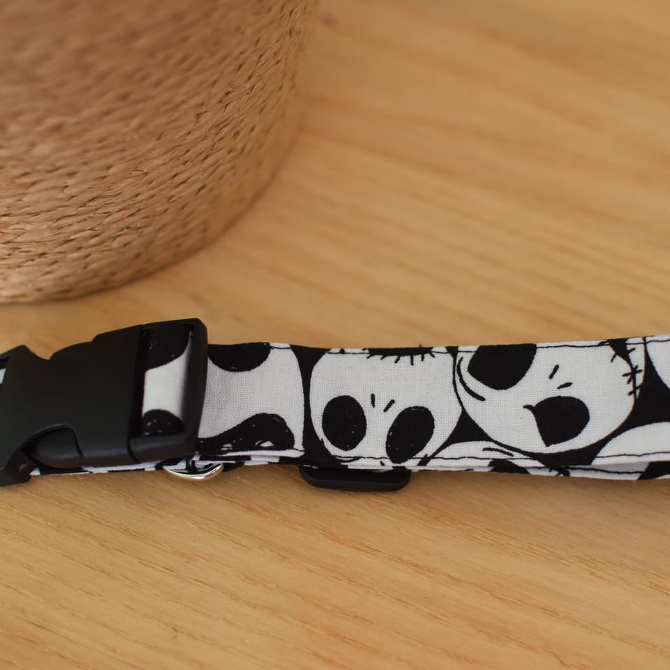 Adjustable Jack Skellington Dog Collar, photo 2 of 2