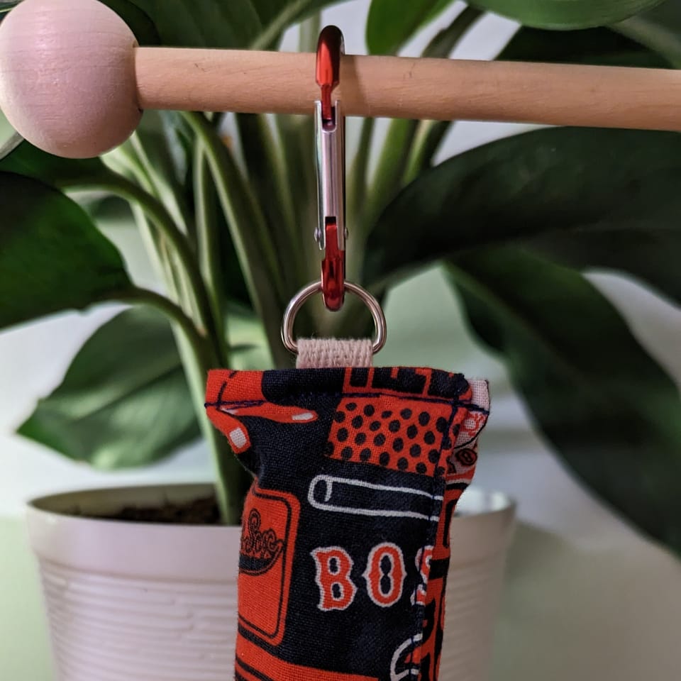 Boston Red Sox Baseball Dog Waste Bag Dispenser, photo 2 of 2