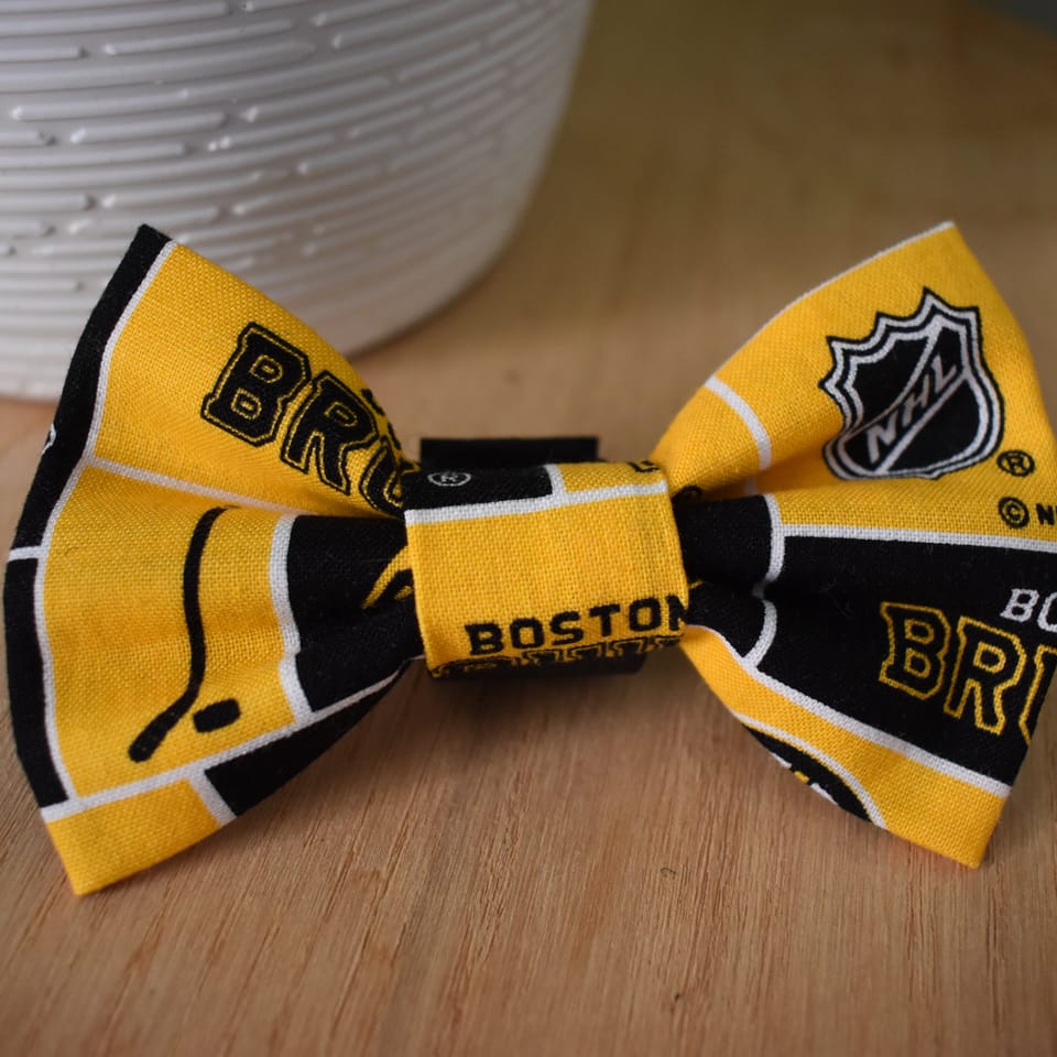 Boston Bruins Dog Bow Tie, photo 1 of 2